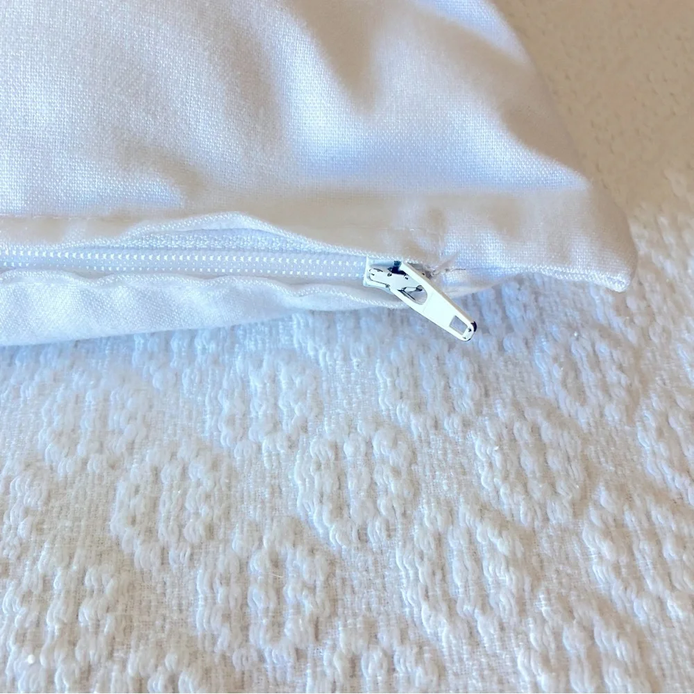 White “Sweet Dreams” Pillow Case and Pillow Filler